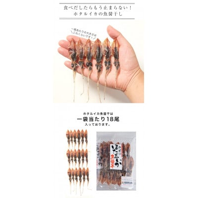 ホタルイカ魚醤干し 5袋(A5セット)