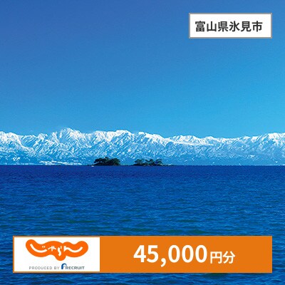 【じゃらんふるさと納税クーポン】 富山県氷見市でつかえる45,000円 クーポン