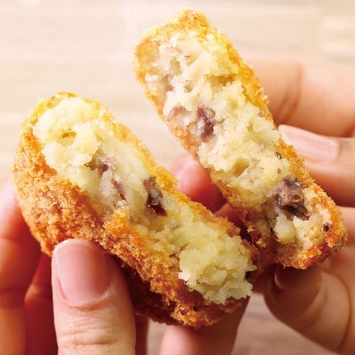 レンチンOK!行列ができる店の牛・カニ・バターのコロッケ16個　特製ソース付き