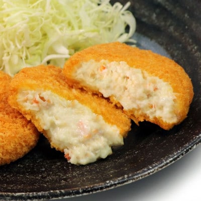 レンチンOK!行列ができる店の牛・カニ・バターのコロッケ16個　特製ソース付き