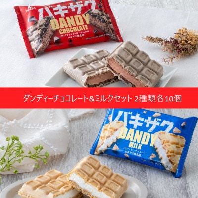 フタバ食品　アイス20個　ダンディーチョコレート&ミルクセット　2種類各10個