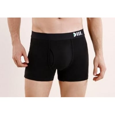 【Dear Mr.】40代からの男のパンツ 尿漏れパンツ 男性用 2枚組 ブラック Lサイズ
