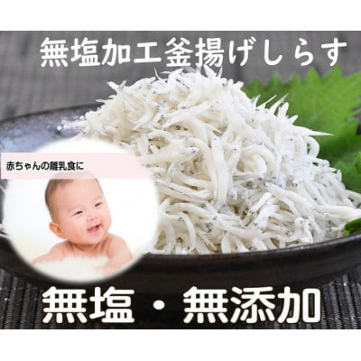 無塩加工釜揚げしらす 450g(紙箱)