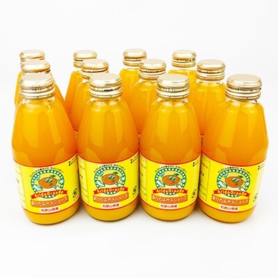 『美浜町』 有田産100%温州みかんジュース 200ml×12本セット