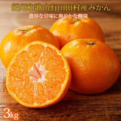 高級ブランド 秀品 紀州有田田村産みかん 3kg