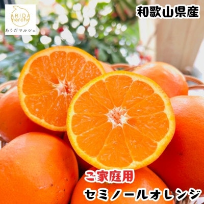 ≪出荷中≫果汁たっぷり有田育ちの爽快セミノールオレンジ(ご家庭用)　3kg【美浜町】