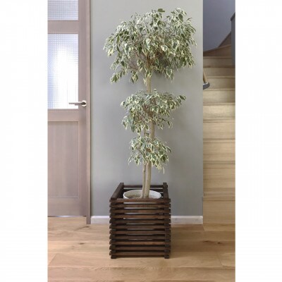 プランターカバーl 観葉植物 室内用 木製 ウォルナットカラー 天然木新築祝い 結婚祝い お礼品詳細 ふるさと納税なら さとふる