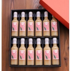 【美浜町】完熟のあら川の桃を使った『あら川の桃ドリンク』200ml×12本入り