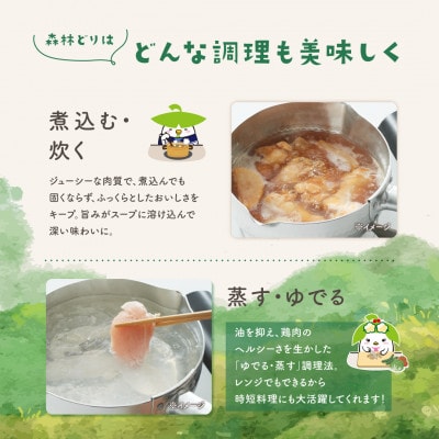 森林どり 4kg【むね肉2kg・手羽元2kg】