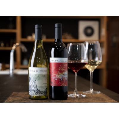 岡山ワインバレー 赤ワイン・白ワイン(樽熟成) 2本セット 荒戸山ワイナリー醸造 750ml