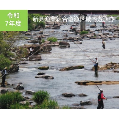 新見漁業組合遊漁区域内遊漁券(市内遊漁承認証:年間)　2等