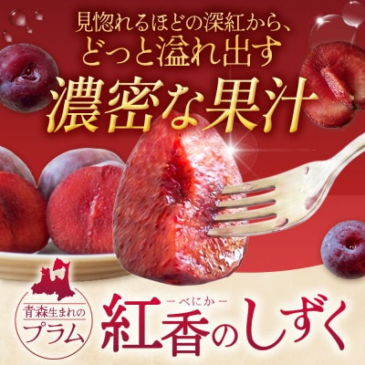 プラム『紅香のしずく』500g×8パック