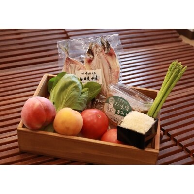 宗像から全国の皆様へ…「むなかたの幸」の詰め合わせ(野菜・果物・米・干物・加工品)_ST1472