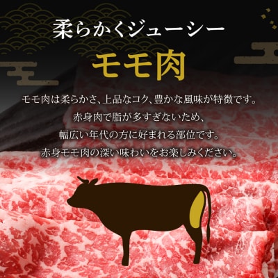 博多和牛もも赤身しゃぶしゃぶ・すき焼き用 1kg(500g×2パック)【伊豆丸商店】_HA0220