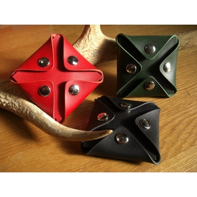 宗像レザーの4つ開きコインケース【CAFE&LEATHER Dii】_HA0174