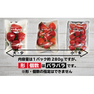 博多あまおう(いちご)270g4パック 3ヶ月定期便_PB0032