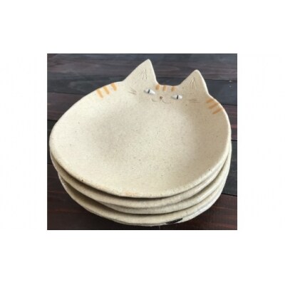 ネコザラ 大皿5枚セット!【716】_HA0405