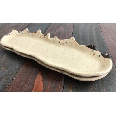 4猫姉妹の長皿~2枚セット~【716】_HA0406