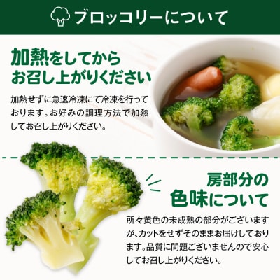 JAむなかたブロッコリー部会より!冷凍ブロッコリー1kg【ほたるの里】_HA0621