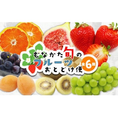 【定期便/年6回】むなかた旬のフルーツ6回定期便【ほたるの里】_PB0090 | ふるさと納税のお礼品
