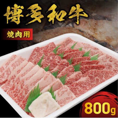 JAむなかたよりお届け!博多和牛焼肉用800g【ほたるの里】_HA0953
