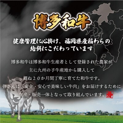 JAむなかたよりお届け!博多和牛焼肉用800g【ほたるの里】_HA0953