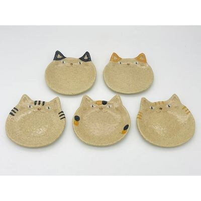 猫皿 スモールレギュラーサイズ 5枚セット【716】_HA0979