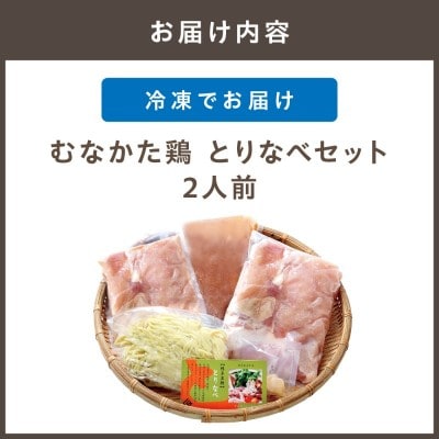 むなかた鶏 とりなべセット 2人前【宗像観光協会】_HA1035