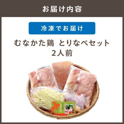 むなかた鶏 とりなべセット 2人前【観光創造DMOむなかた】_HA1035