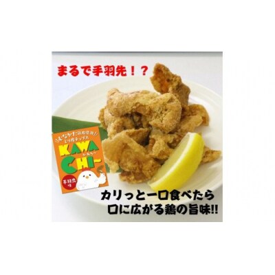 むなかた鶏 とり皮チップス(手羽先味)【道の駅むなかた】_HA0713