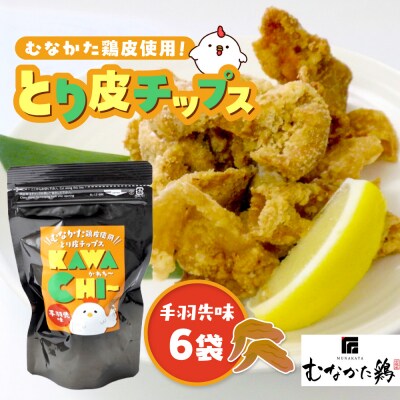 むなかた鶏 とり皮チップス(手羽先味)【道の駅むなかた】_HA0713