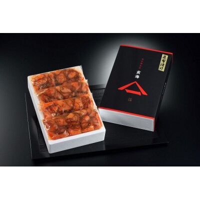 無着色辛子明太子　昆布漬け切子200g×4P【玄海】_HA1241