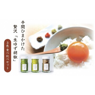 「フミ子の生ゆず胡椒」3本セット※色変更も可能【フミ子印】_HA1414