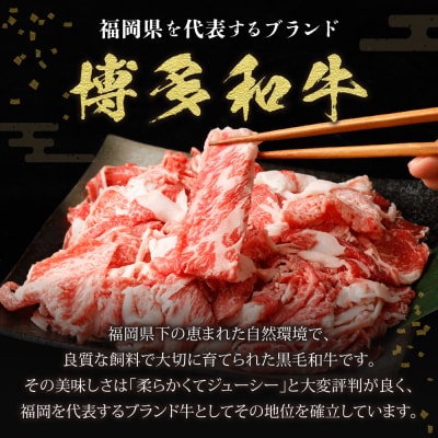 博多和牛 切り落とし 計1.6kg(400g×4パック)【伊豆丸商店】_HA0209