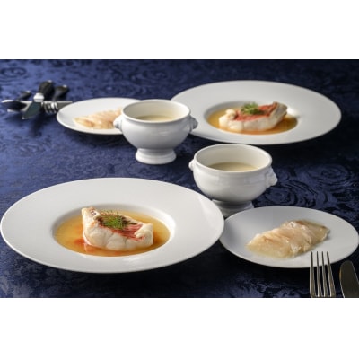 フレンチ気分!カルパッチョ・スープ・鯛の白ワイン蒸しのセット【FRANCEYA】_HA1483