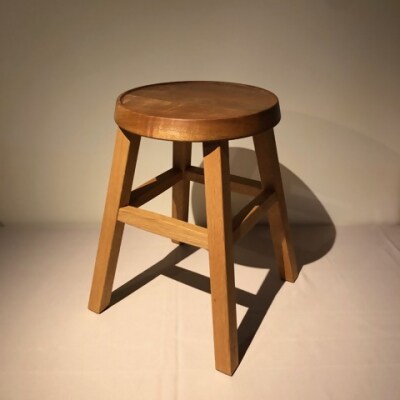 四方転びのサイドテーブル兼用スツール【GOOD WOOD WORKS】_HA1546
