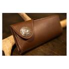 コンチョ付ロングウォレット(長財布)【CAFE&LEATHER Dii】_HA0173