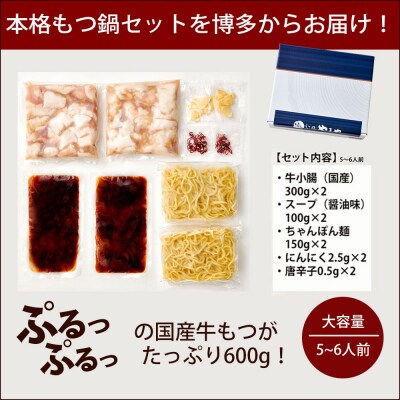 博多もつ鍋やまや もつ鍋セットあごだし醤油味(5-6人前)【やまや】_HA1703