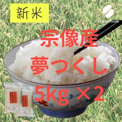 宗像産 夢つくし 10kg(5kg×2)【ちかえフーズ】_HA1808