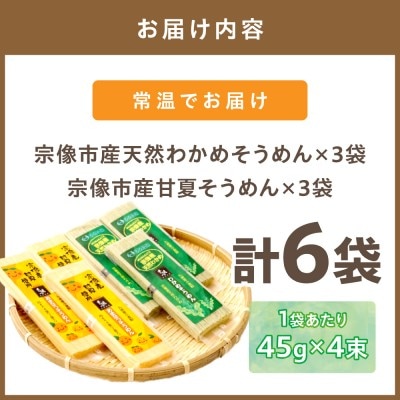 宗像素材のそうめん彩りセット(計1,080g)【道の駅むなかた】_HA1840