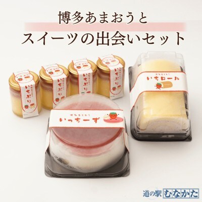 博多あまおうとスイーツの出会いセット【道の駅むなかた】_HA1835