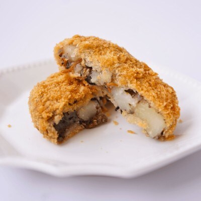 宗像産天然ひじき使用 ドでか!コロッケ×5袋セット(計1.2kg)【道の駅むなかた】_HA1834