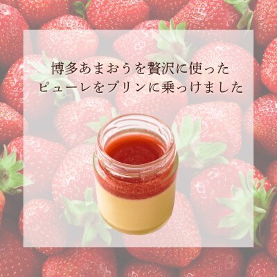 博多あまおういちごプリン「いちぷり」8個セット【道の駅むなかた】_HA1830