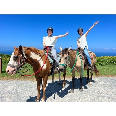 ミニ遠乗り体験チケット【カナディアンキャンプ大島牧場】_HA1804