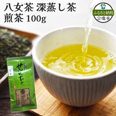八女茶 深蒸し茶煎茶 100g【JSE】_HA1866