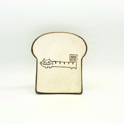 デジネコ食パンのお皿 CLASSIC -M-【716】_HA1716