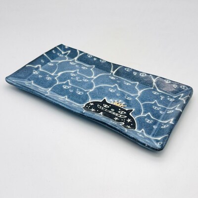 星猫キングを探せ 長皿 M【716】_HA1723