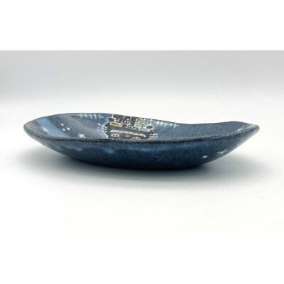 猫街の植物工場長のカレー皿 midnight【716】_HA1724