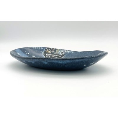 猫街の植物工場長のカレー皿 midnight【716】_HA1724