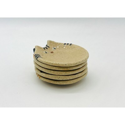 猫小皿5枚セットBASIC【716】_HA1725